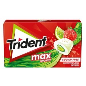 Trident Max Splash Strawberry Lime Gum 22G